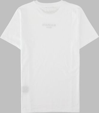Balmain Embroidered Logo Cotton T-Shirt - White