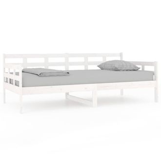 Berkfield Home Day Bed White Solid Wood Pine 90x190 cm