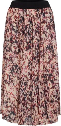 HUGO BOSS Vapliso2 midi-rok met abstracte bloemenprint en plooien voor dames (Meerkleurige afdrukken)