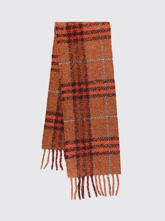 Burberry Sciarpa in misto lana e alpaca con motivo check e bordi sfrangiati