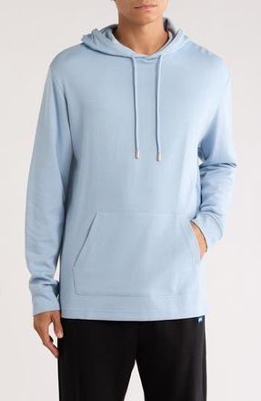 Bugatchi Seam Knit Hoodie in Dusty Blue at Nordstrom Rack, Size Xx-Large