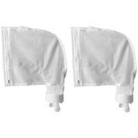 OEM Bolsas Para Limpiador De Piscinas Polaris 280, 480, Bolsas Multiusos De Nailon Blanco Con Cremallera (paquete De 2) - Crezuo