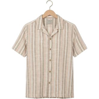 Cast Iron Twill Slub Stripe Shirt - Heren - Overhemden - Veelkleurig - Maat: M Katoen