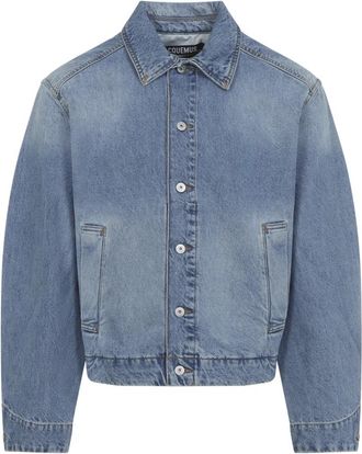 Jacquemus La Veste de-N&icirc;mes Mirada - Heren - Spijkerjassen - Blauw - L - Katoen - Jassen