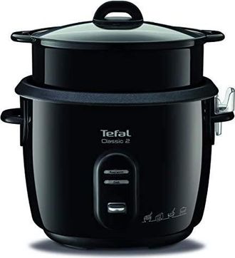 T-fal Rk103811 Classic 2 Olla Arrocera Negra 5l