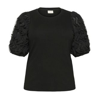 Kaffe Curve Overhemden, Dames, Zwart, M, Blouses