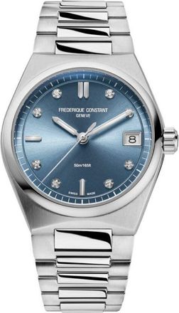 Frederique Constant Highlife Quartz Diamond Blue Dial Ladies Watch FC-240LND2NH26B