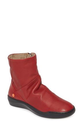 Softinos Bler Bootie in Red Leather at Nordstrom, Size 10-10.5Us