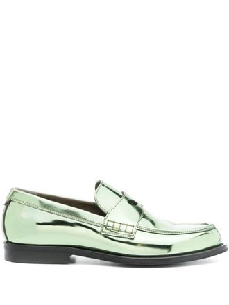 GCDS Wirdo loafers van lakleer - Groen
