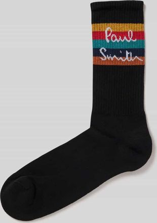 Paul Smith Socken mit Label-Detail Modell GUERNSEY SPORT in Black, Gr&ouml;&szlig;e 1