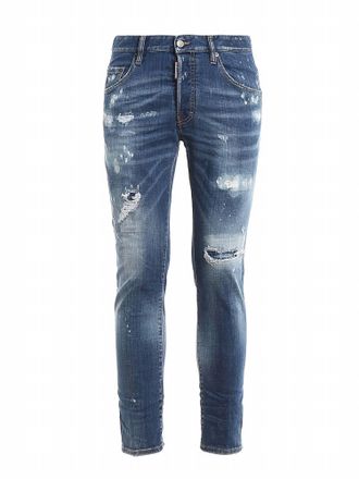 Dsquared2 Mens Iconic Denim Trousers In Indigo