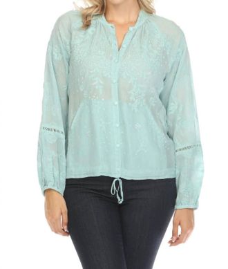 Johnny Was Gwyn Meadow Jacket In Blue