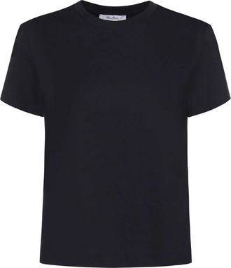 Max Mara T-Shirts - Dames - T-shirts - Blauw - M - Katoen - Tops