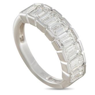 Luxury Bazaar 18K White Gold 2.30ct Diamond Ring ALR-20804