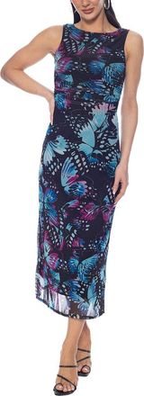 Bebe Mesh Midi Dress