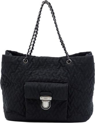 Prada Pre-owned Prada Impuntu Tessuto Chain Tote Ladies QG8RWXBJZBKBCWV7