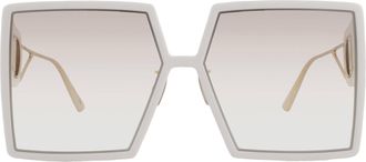 Dior 30MONTAIGNE SU Grey Pink Gradient Square Ladies Sunglasses CD40030U 25G 58