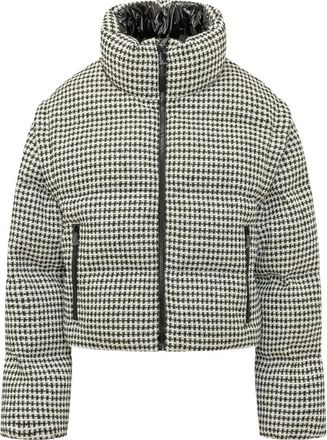 Pinko Daboecia Imbottito Tweed - Dames - Winterjassen - Veelkleurig - XS - Tweed - Jassen