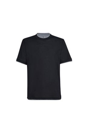 Brunello Cucinelli T-shirt with faux-layering in Black at Nordstrom, Size Xxx-Large Eu