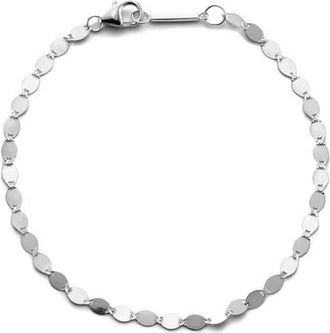 Lana Jewelry 14K Gold Nude Chain Bracelet in White Gold at Nordstrom, Size 8