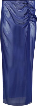 Bond-Eye Gonna lunga drappeggiata Claudia - Blu