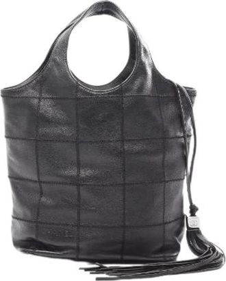 Chanel Pre-owned Choco Bar Handbag - Dames - Vintage Shopper - Zwart - ONE Size - Leer - Vintage