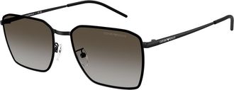Emporio Armani EA2172D Asian Fit 300113 Mens Sunglasses Black Size 60