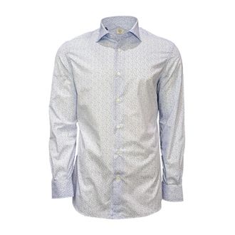 Mazzarelli Casual Shirts, male, Blue, Size: 2XL Shirts