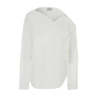 Coperni Overhemden, Dames, Wit, S, Blouses & Shirts