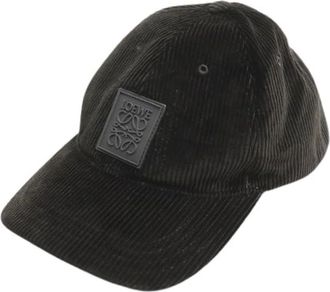 Loewe Pre-owned Accessories, male, Brown, Size: ONE SIZE Pre-owned Cotton hats