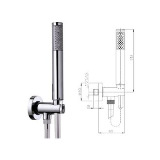 Bossini Bossini Zen Manopola doccia - cromo C12002C00030004