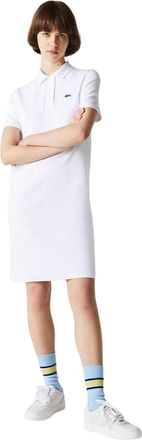 Lacoste Dames/Dames Piqu&eacute; Poloshirt met Korte Mouwen (Wit)