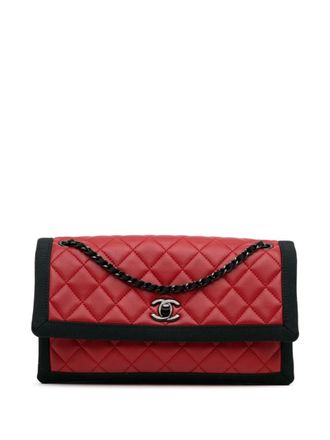 Chanel 2015-2016 CC turn-lock shoulder bag - women - Lambskin/Leather - One Size - Red