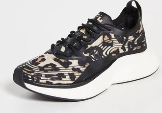 Athletic Propulsion Labs Womens Streamline Running Shoes In Leopard/black/white