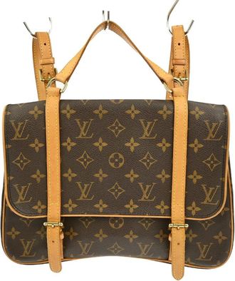 Louis Vuitton Marelle Sac A Dos Backpack Monogram Canvas Brown Canvas Backpack Bag (Pre-Owned)