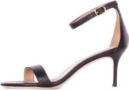 Ralph Lauren Allie Sandalen - Dames - Sandalen met hakken - Zwart - 39 EU - Leer - Schoenen