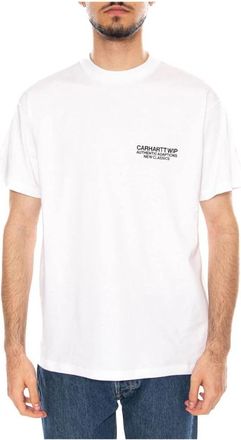 Carhartt Work in Progress Sean Hamilton 03 T-Shirt - Heren - T-shirts - Wit - XL - Katoen - Tops