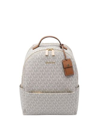 Michael Michael Kors Rugzak met monogramprint - Wit