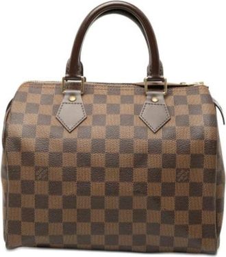 Louis Vuitton Pre-owned Speedy 25 - Dames - Vintage Handtas - Bruin - ONE Size - Leer - Vintage