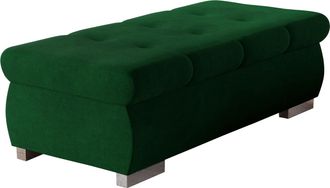 Mirjan24 Mobilier1 - Banco Acolchado Comfivo 123, Uttario Velvet 2951, 39x60x120cm, Di&aacute;metro: 0, Tapiz, Patas: Metal, 0