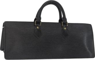 Louis Vuitton Pre-owned Handbags, female, Black, Size: ONE SIZE Pre-owned Leather Handbag