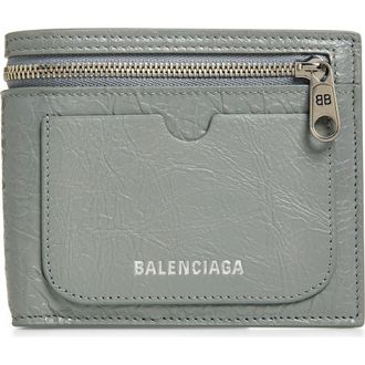Balenciaga Superbusy Square Folded Wallet in 1108 Balenciaga Grey at Nordstrom