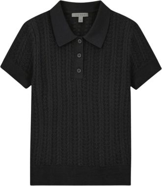 Guess Tops, Dames, Zwart, XS, Polo Shirts