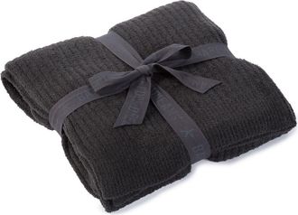 Barefoot Dreams Barefoot Dreams CozyChic Light Ribbed Throw in Carbon at Nordstrom