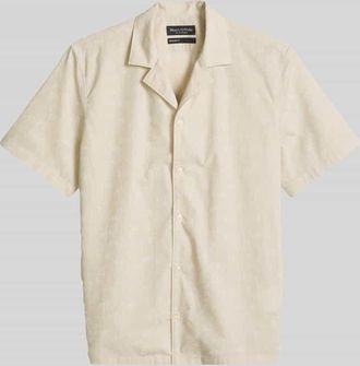 Marc O'Polo Regular Fit Freizeithemd aus reiner Baumwolle in Beige, Gr&ouml;&szlig;e XXXL