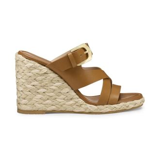 Stuart Weitzman Wedges, female, Brown, Size: 7 1/2 US Sai Espadrille Wedge