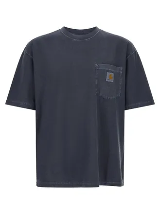 Carhartt Work in Progress Navy Blue Crew Neck T-Shirt