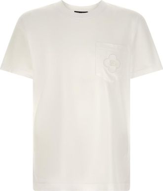Dolce & Gabbana White Crew Neck T-Shirt
