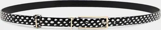 Tom Ford Snakeskin-Embossed Printed Leather Belt