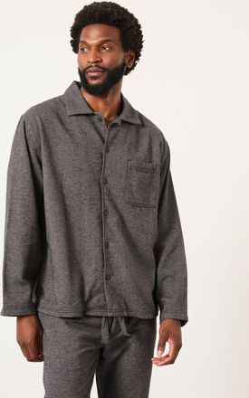 Fat Face FatFace Charcoal Grey Brushed Twill Pyjama Shirt
